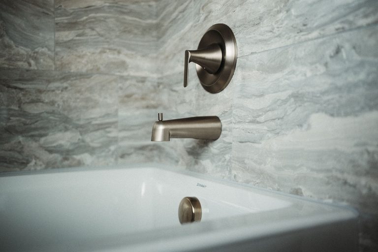 ADU Bathtub from the 2 Story 2 ADU Project by Vancouver ADU a division of Hammer Falls Construction