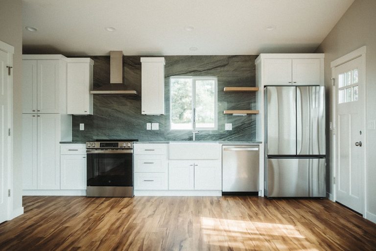 ADU Kitchen from the 2 Story 2 ADU Project by Vancouver ADU a division of Hammer Falls Construction